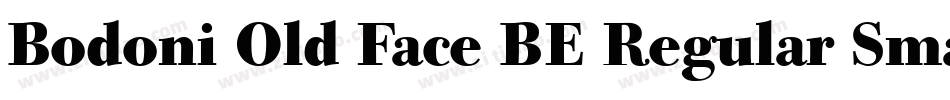 Bodoni Old Face BE Regular Small Caps & Oldstyle Figures字体转换